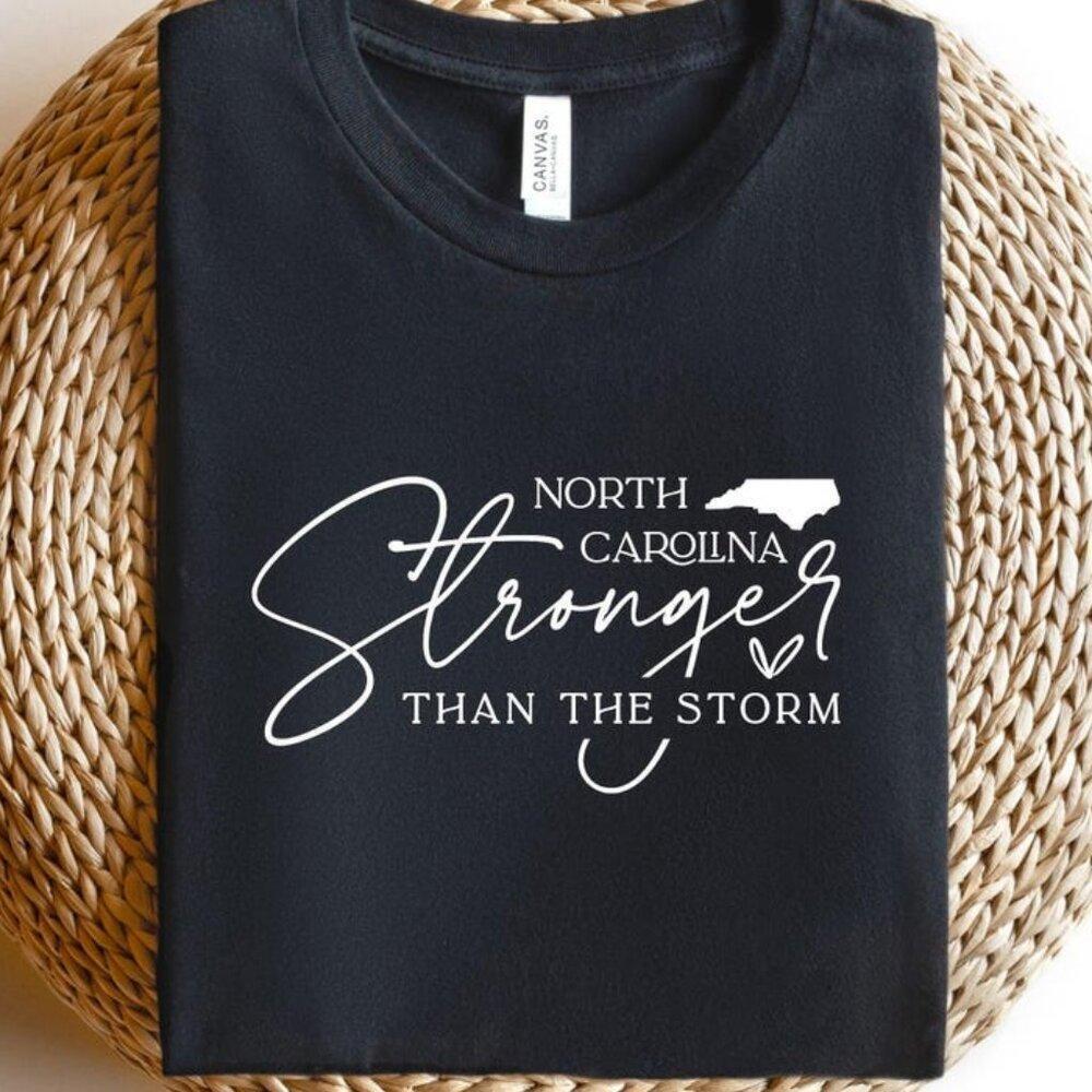 North Carolina Stronger Storm Support Graphic Unisex T-Shirt